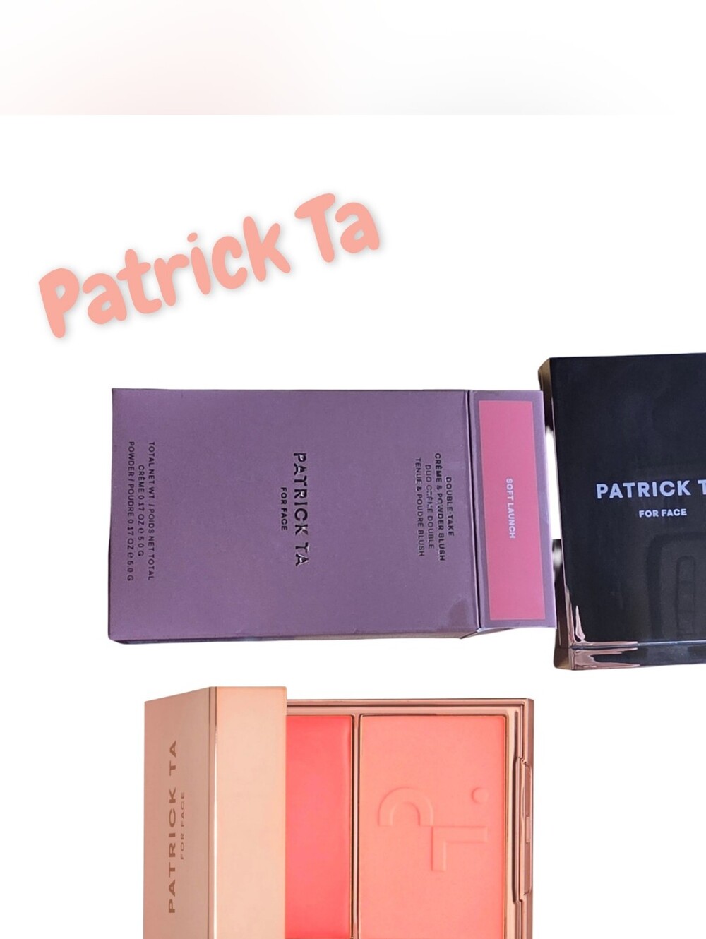 Patrick Ta Major Creme & Powder Duo Blush Palette “Soft Launch”